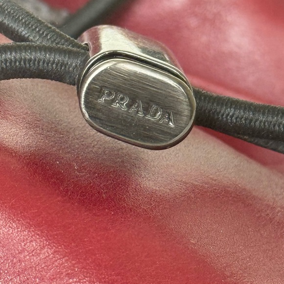 Prada Men’s Red Leather Loafers - Size 10 - Bold Designer Style - Picture 6 of 7